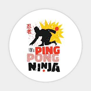 Ping Pong Ninja Magnet